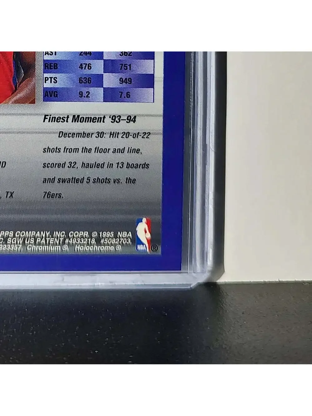 Oliver Miller 1994-95 Topps Finest #311 Basketball Card